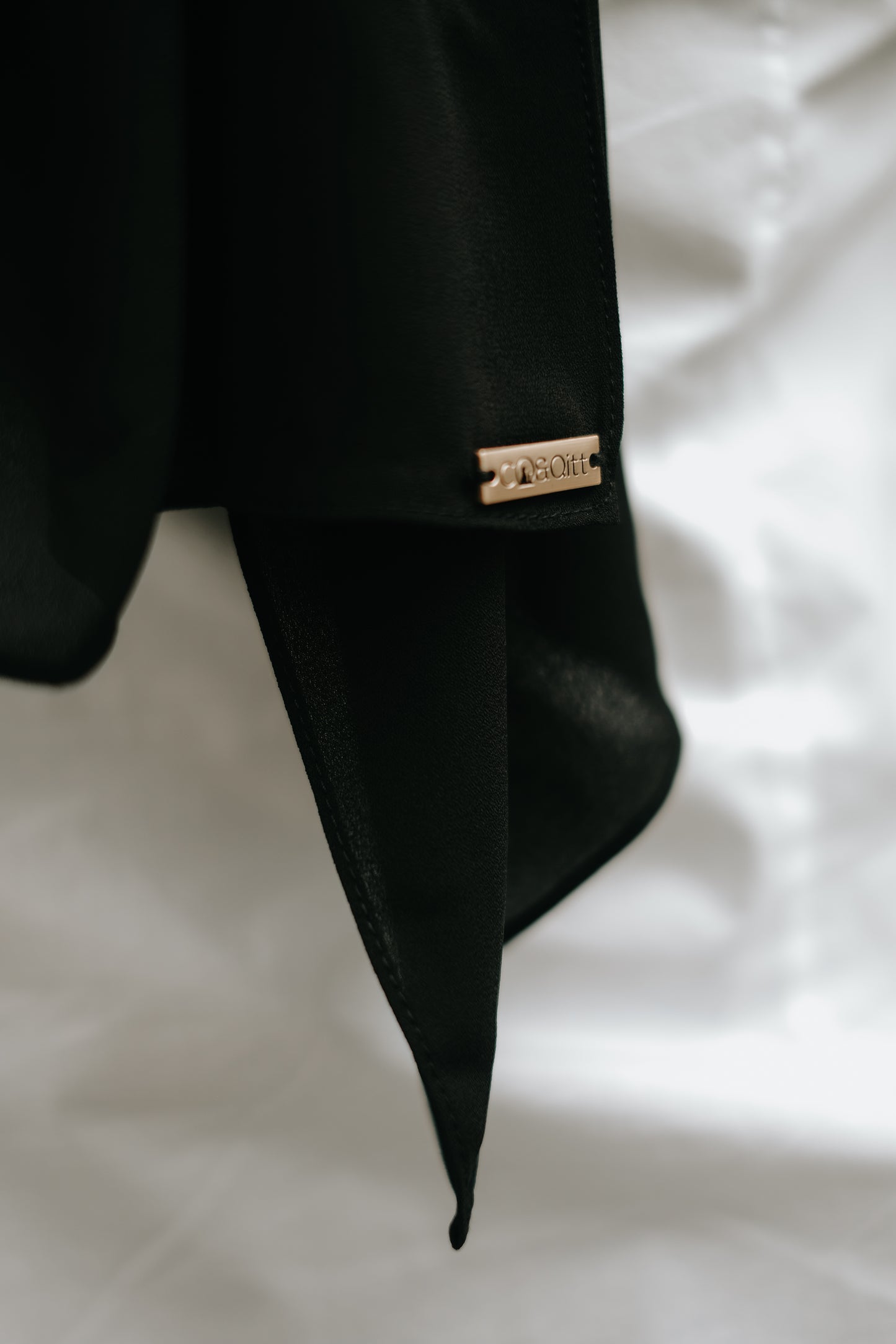 Black [Korean Chiffon Shawl]