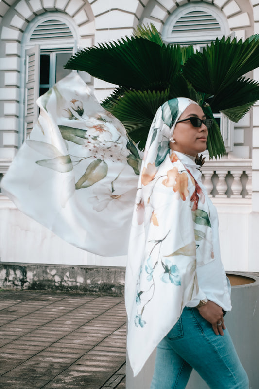 Darling Raissa [Satin Silk Shawl Series]