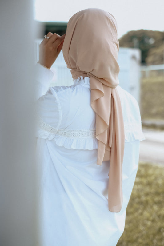 Tan [Diamond Chiffon Shawl]